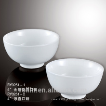 Porcelana nice design casamento hotel tigela de arroz, tigela de cerâmica de sopa